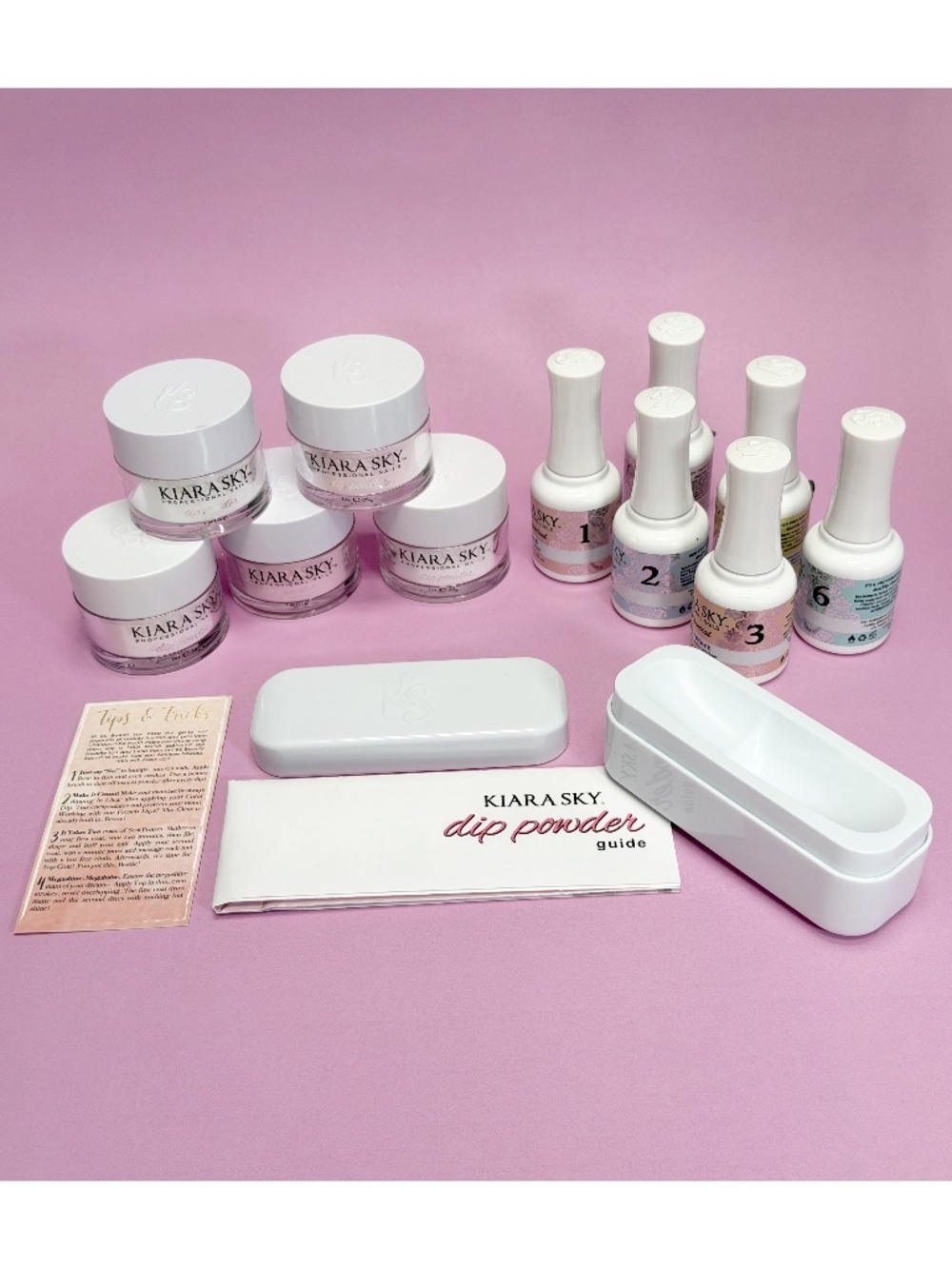 Kiara Sky Dip Powder Starter Kit Complete Set + Bonus Accessories